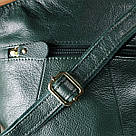 Компактна жіноча сумка з натуральної шкіри sale_15120 Vintage Зелений, фото 8
