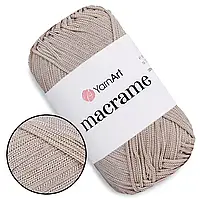 YarnArt Macrame Кава з молоком №166 поліестеровий шнур 2,5мм
