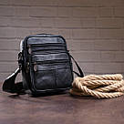 Вертикальний месенджер 14992 Vintage Чорний, фото 5