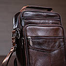 Мессенджер чоловічий на одне відділення 20246 Vintage Коричневий, фото 8