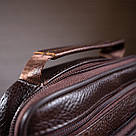 Мессенджер чоловічий на одне відділення 20246 Vintage Коричневий, фото 9