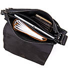 Сумка чоловіча почтальонка Vintage 20442 Чорна, фото 6