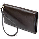 Чоловічий клатч з натуральної шкіри GRANDE PELLE 11426 Коричневий, фото 2