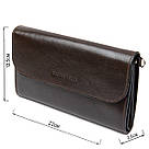 Чоловічий клатч з натуральної шкіри GRANDE PELLE 11426 Коричневий, фото 3