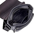 Сумка Vintage 14545 з натуральної шкіри Чорна, фото 8