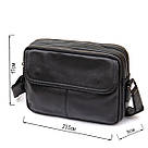 Сумка Vintage 14548 з натуральної шкіри зерниста Чорна, фото 3