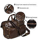 Сумка чоловіча Vintage 14074 Коричнева, фото 4