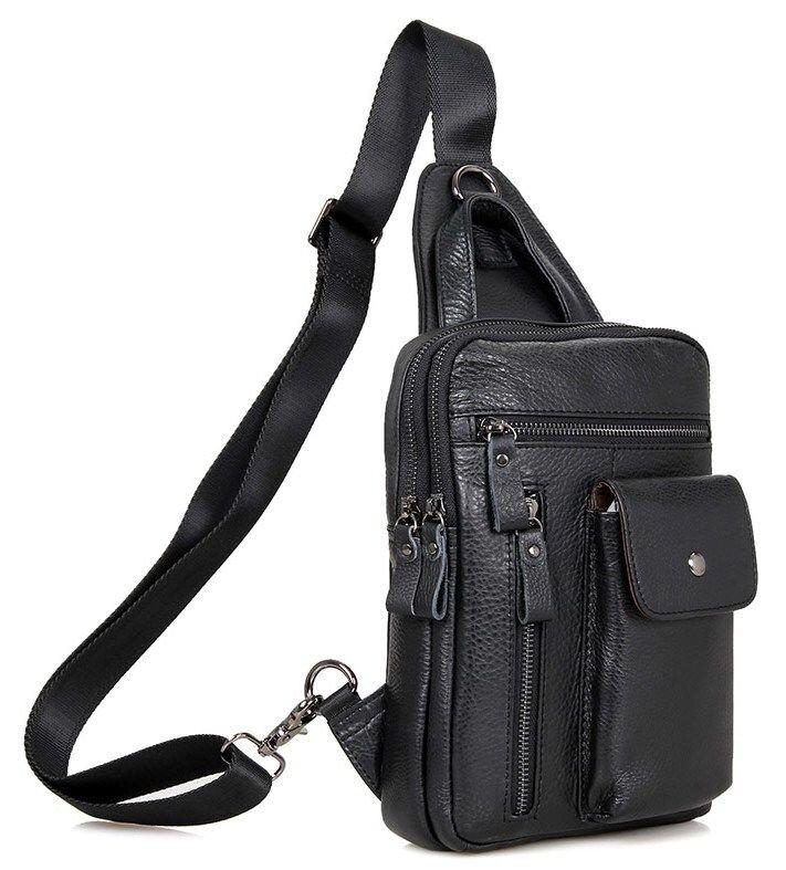 Сумка чоловіча Vintage 14407 Чорна, фото 1