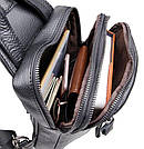 Сумка чоловіча Vintage 14407 Чорна, фото 10