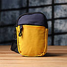 Слінг сумка для подорожей із якісного текстилю Vintage sale_15155 Жовтий, фото 7