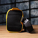 Слінг сумка для подорожей із якісного текстилю Vintage sale_15155 Жовтий, фото 8