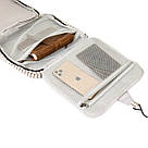 Сумка органайзер для подорожей текстильна Vintage 20650 Біла, фото 8