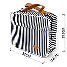 Сумка органайзер для подорожей текстильна Vintage 20651 Біла, фото 4