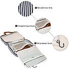 Сумка органайзер для подорожей текстильна Vintage 20651 Біла, фото 5