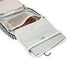 Сумка органайзер для подорожей текстильна Vintage 20651 Біла, фото 6