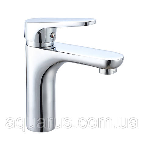 Змішувач для умивальника WEZER VRL115-07, Ø35, хром, фото 1