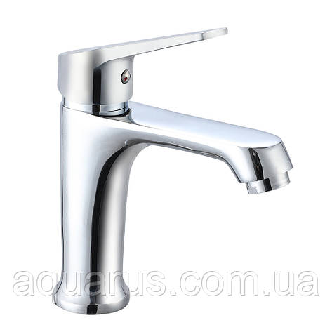 Змішувач для умивальника WEZER VRL118-02, Ø35, хром, фото 1