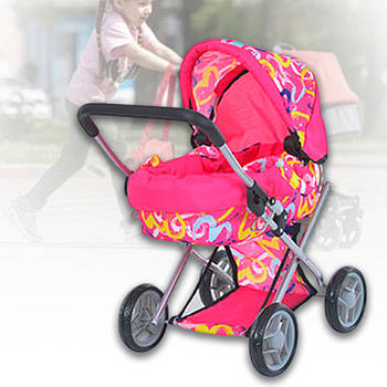 Легка дитяча коляска для прогулянок з регульованою ручкою та кошиком Melogo 9369/82100