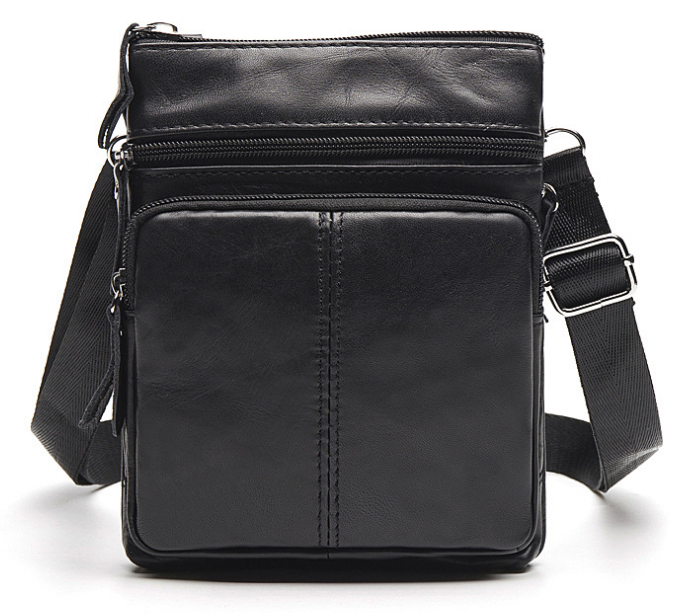 Сумка чоловіча Vintage компактних розмірів 14607 Чорний, фото 1