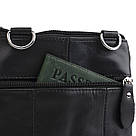 Сумка чоловіча Vintage компактних розмірів 14607 Чорний, фото 9