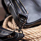 Сумка чоловіча на плече Vintage 14760 Чорна, фото 9