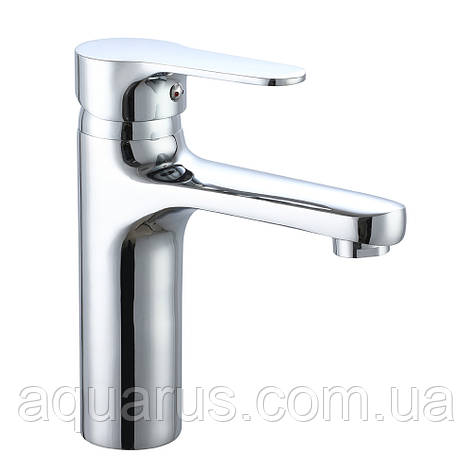 Змішувач для умивальника WEZER VRL123-14, Ø35, хром, фото 1