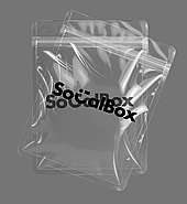 Фірмові прозорі Zip-lock пакети 28х37 см Пакет з вашим логотипом для створення фірмового стилю, фото 4