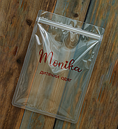 Фірмові прозорі Zip-lock пакети 28х37 см Пакет з вашим логотипом для створення фірмового стилю, фото 7