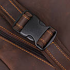 Шкіряна чоловіча вінтажна сумка через плече Vintage 20373 Коричневий, фото 9