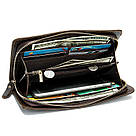 Чоловічий клатч-барсетка з ремінцем на руку Vintage 14940 Коричневий, фото 6