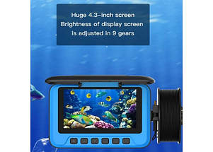 Підводна відеокамера Eyoyo FDV3000 з DVR та кабелем 20 м, фото 2