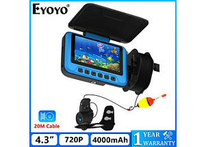 Підводна відеокамера Eyoyo FDV3000 з DVR та кабелем 20 м, фото 5