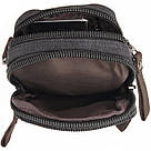 Барсетка текстильна на пояс Vintage 20082 Чорна, фото 10