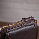 Чоловічий клатч-барсетка з ремінцем на руку Vintage 14655 Коричнева, фото 10