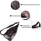 Сумка чоловіча Vintage 14559 з натуральної шкіри Коричнева, фото 5