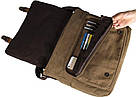 Сумка чоловіча Vintage 14588 Коричнева, фото 9