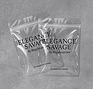 Поліетиленові прозорі Зіп-пакети 40х55 см Надійні глянцеві пакети з логотипом, фото 2