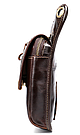 Сумка-барсетка на пояс чоловіча шкіряна Vintage 20013 Коричнева, фото 5