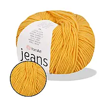 Пряжа YarnArt Jeans Жовтий №35