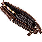 Бананка поясна під шкіру рептилії унісекс Vintage 20401 Коричнева, фото 5