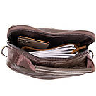 Мессенджер чоловічий вертикальний Vintage 20394 Коричневий, фото 5