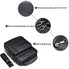 Мессенджер чоловічий шкіряний 20347 Vintage Чорний, фото 4