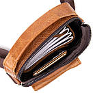 Мессенджер з отвором для навушників чоловічий Vintage 20416 Рудий, фото 6