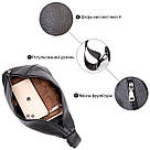 Сумка чоловіча флотар через плече Vintage 20444 Чорна, фото 4