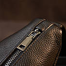 Сумка чоловіча флотар через плече Vintage 20444 Чорна, фото 8