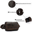 Сумка на пояс Vintage 14726 Коричнева, фото 4