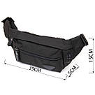 Бананка нейлон Vintage 20635 Чорна, фото 3