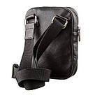 Чоловіча шкіряна сумка SHVIGEL 19102 Чорна, фото 2