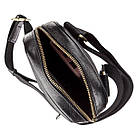 Чоловіча шкіряна сумка SHVIGEL 19102 Чорна, фото 4