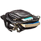 Чоловіча шкіряна сумка з двома знімними ручками SHVIGEL 19110 Чорна, фото 5